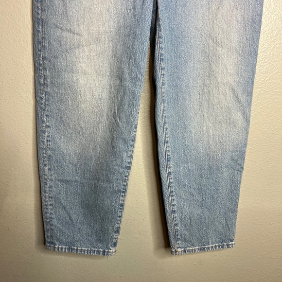 Madewell Balloon Jeans Size 27‎ Crop High Rise Whistler Wash Faded Light NEW - Picture 6 of 11